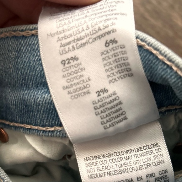 MOTHER The Tripper Ankle Fray Jeans in Island Time Sz 24 - Picture 11 of 11